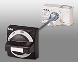 Negro Eaton NZM1-XTVDV-0-NA Maneta Rotativa a Puerta, Negro, Candable, NZM1