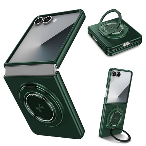 Protection Samsung Galaxy Z Flip 7 5G antichoc rigide pliable vert foncé