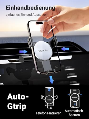 UGREEN Autohalterung für CD-Schlitz für Smartphones und Navis