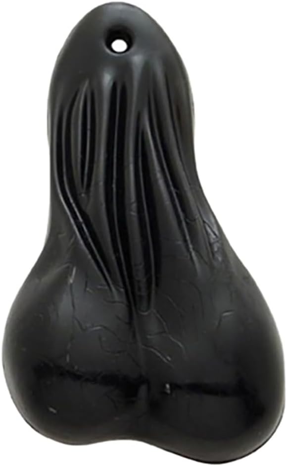 8.25 Inch Large Black Low Hanging Rubber Bull Balls for Trailer Hitch Or Bumper