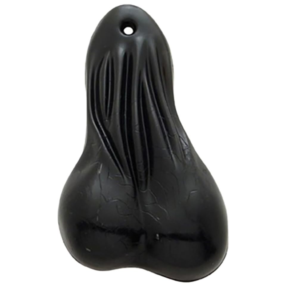 8.25 Inch Large Black Low Hanging Rubber Bull Balls for Trailer Hitch Or Bumper