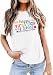 JINTING Happy First Day Of School Teacher Shirt Women Back To School Tee Shirts Teacher Life Gift Tee Top White
