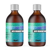 Alliance Chemical n-Heptane 99% ACS - 2 Liters – Petroleum Ether Grade Solvent for Industrial Cleaning, Extraction, and Laboratory Reagent Applications