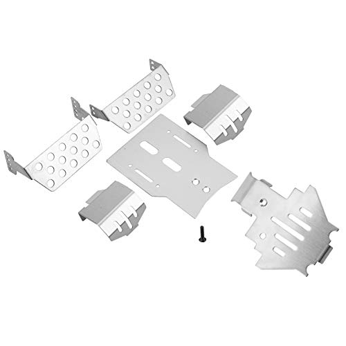 Châssis en acier inoxydable 6 pièces Domary pour protection complète de voiture RC 4