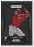 2024 Panini Prizm #180 Justin Crawford Philadelphia Phillies RC Rookie Baseball Base Trading Card