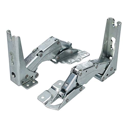 Türscharnier Set oben und unten kompatibel mit AEG 2211202045 + 2211201047 Küppersbusch 431624 + 431625 für Kühlschrank Gefrierschrank