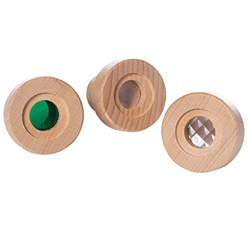 Manhattan Toy Natural Historian Wooden Camera Pretend Time Play With Clear, Green & Kaleidoscope Lenses #TOP2