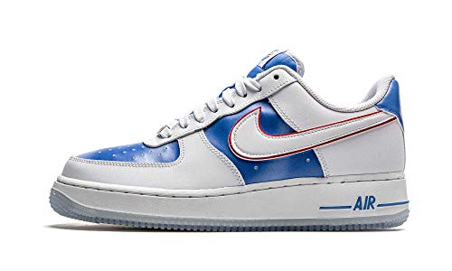 Image of Nike Mens Air Force 1 '07 DC1404 100 Pacific Blue - Size 11, White/Blue, 10 UK