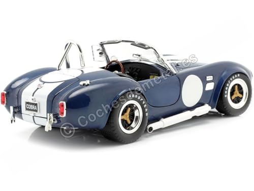 Modelo Shelby Cobra 427 S/C 1965 1:18 Azul miniatura 2