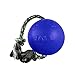 Jolly Pets Romp-n-Roll Rope and Ball Dog Toy, 6 Inches/Medium, Blueberry, Model Number: 606 BB, All Breed Sizes
