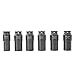 OEMTOOLS 25276 6 Piece Harmonic Balancer Puller Socket Set, Crankshaft Bolt Removal Tool Heavy Duty Impact Sockets, Harmonic Balancer Socket 17mm -27 mm, Chrome Moly Steel, 1/2