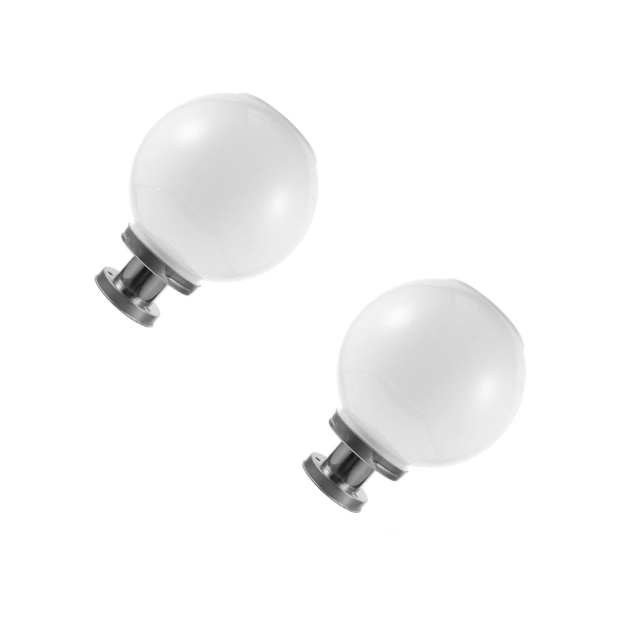 HOMSFOU 2 pezzi Lampada Solare Sfera da Luce da Parete per con Solare Installazione Facile e Resistente Alle Intemperie Illuminazione Ecologica per Giardino