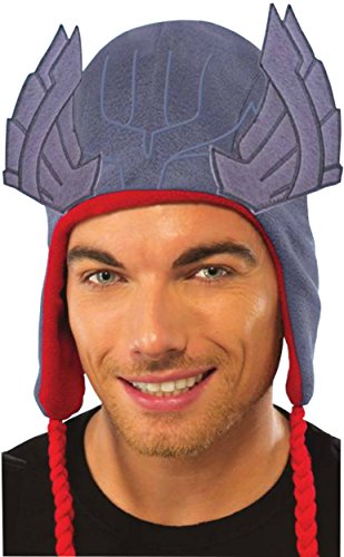 Marvel Rubie's Costume CO Men's Universe Adult Thor Fleece Hat, Multi, One Size