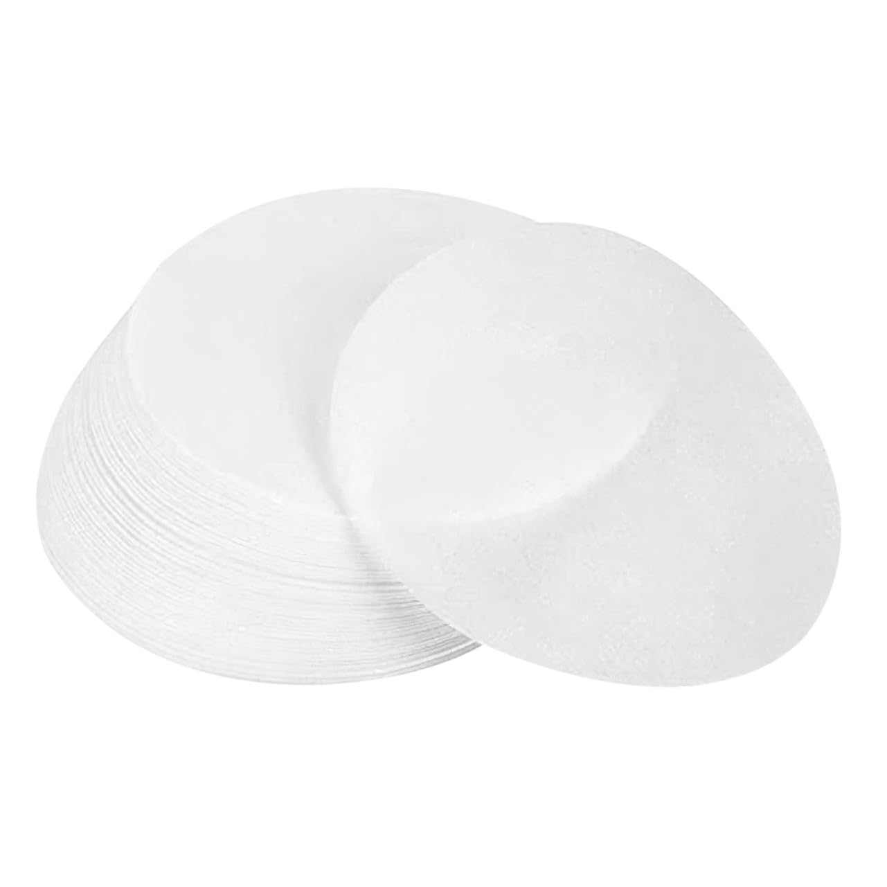 Toyvian 500 pezzi Carta Forno Rotonda Antigrasso Doppia Faccia Non Stick per Friggitrice ad Aria e Barbecue Fogli Resistente al Calore per Biscotti e Cupcake