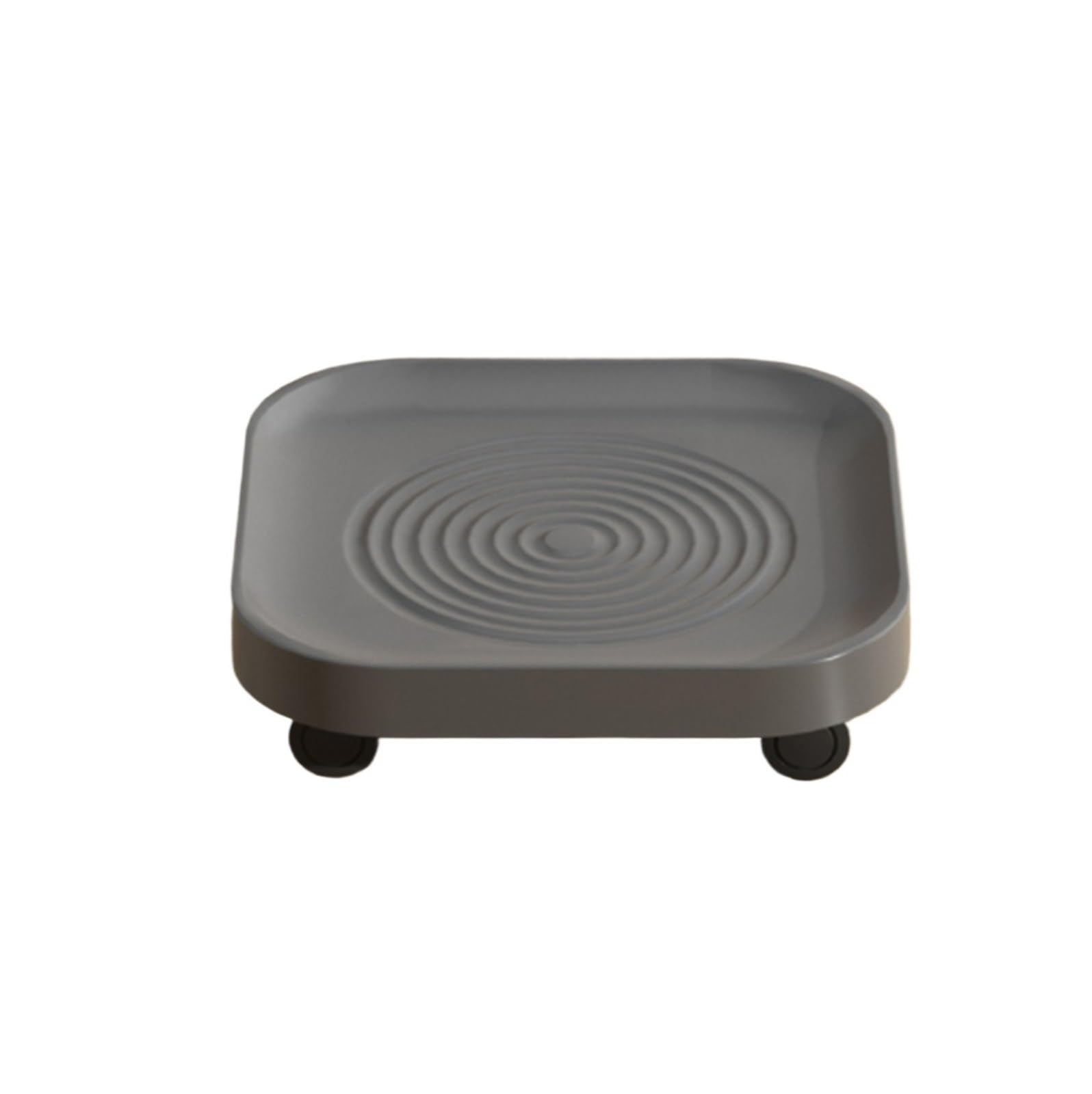 DFGHNBVC Pots Holders Plant Carts Mobile Plant Trays With Wheels For Placing Plants Indoors And Outdoors Flower Pot Dolly,Grey-29X29Cm