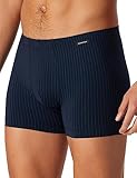 Schiesser Herren Mikrofaser Weiches Bündchen - Nachtschwärmer Boxershorts, Nachtblau, XL EU