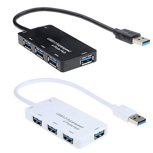 Andoer Hub USB 3.0 de alta velocidade 4 portas USB Splitter Hub USB 3.0 Adaptador Acessórios para la