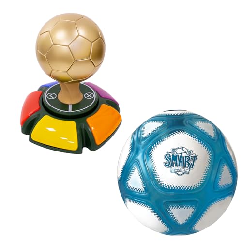 Fanzone Football Game & Smart Ball Counter Ball Duo Pack. Football Themed Pack with Rapid Quiz Game & Football that Counts keepy uppies for Football Fans. Get Ready for World Cup 2026 - Image 2