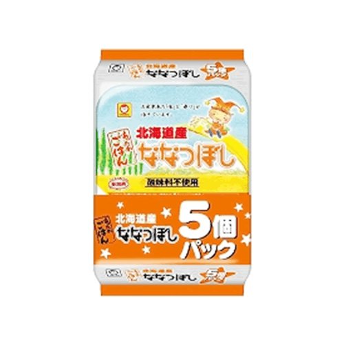 Amazon | マルちゃん あったかごはん ななつぼし 5個パック ( 北海道産