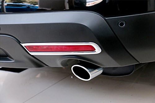 ITrims Car Accessories for Ford Explorer 2011-2014 ABS Chrome Front & Tail Rear Back Fog Light Lamp Cover Trims 4PCS