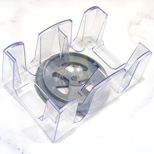 FONBEAR 6-Deck Rotating Playing Card Holder - Smooth 360 Degree Swivel Deck Holder - Playing Card Tray Great for Canasta, UNO, Blackjack, Texas Hold'em, Hand and Foot, Dealing and Discard Accessories