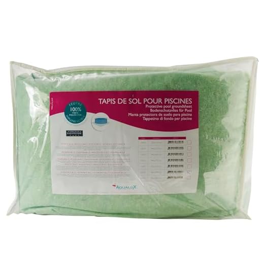 Aqualux 9562 - Alfombra De Suelo Para Piscina, Protección De Sonido (550 X 570 Cm-110 Gr), Color Verde