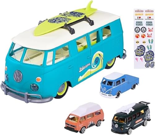 Camión portacoches VW de Majorette para mantener ordenado el cuarto de juegos infantil