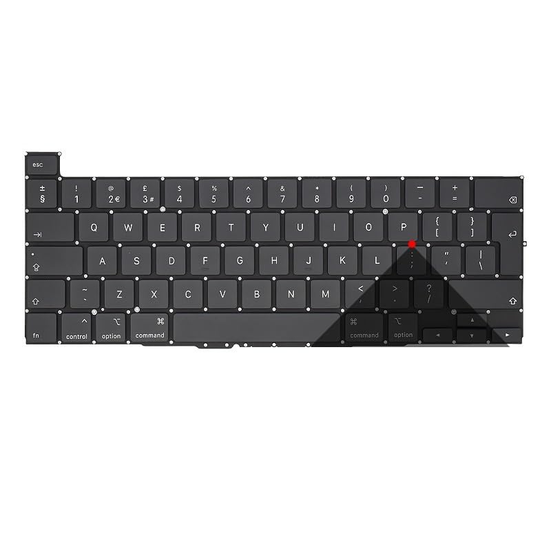 Clavier A2141 MacBook Pro Retina 16 pouces 2019 EMC 3347 touche rechange UK