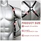 GKLWEJ Harness Männer Leder, Body Herren Sex, Herren Punk Body Brust, Rave Outfit Herren Gay Unterwäsche Herren, Clubwear Herren Sexy, Gladiator Kostüm, Sexy Sklave Bandage, Verstellbarer