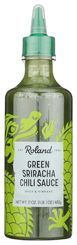 Roland Foods Green Sriracha Chili Sauce 17 Oz Bottle, Pack of 1