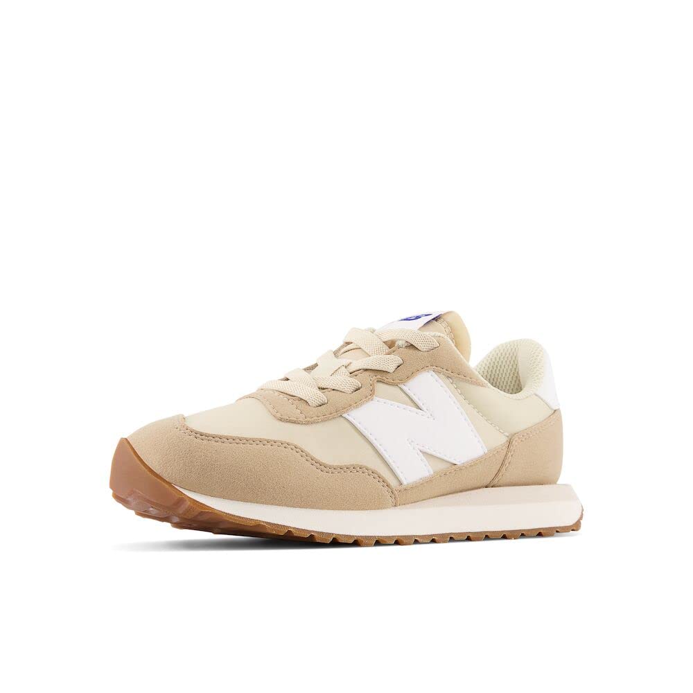 New Balance Kids 237 Bungee Sneaker, Incense/Bone, 1 M Little Kid (4-8 Years)