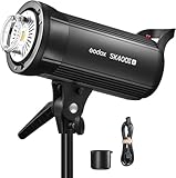 GODOX SK400II-V 400Ws Photo Studio Strobe GN65 Built-in LED Modeling Lamp 5600±200K Strobe Light Photography for Product/Wedding/Portrait