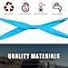 Ohleats Car Rear View Mirror Protector Frame, Silicone Auto Rearview Edge Protection Cover Compatible with Model 3 Model Y, Interior Rear View Trim Frame Decoration, Car Accessories (Sky Blue-1PCS)
