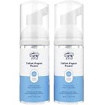Squatty Potty Toilet Tissue Paper Foam Instant Wet Wipe Alternative - 2 Pack, 50 ml, 1.69 Fl Oz