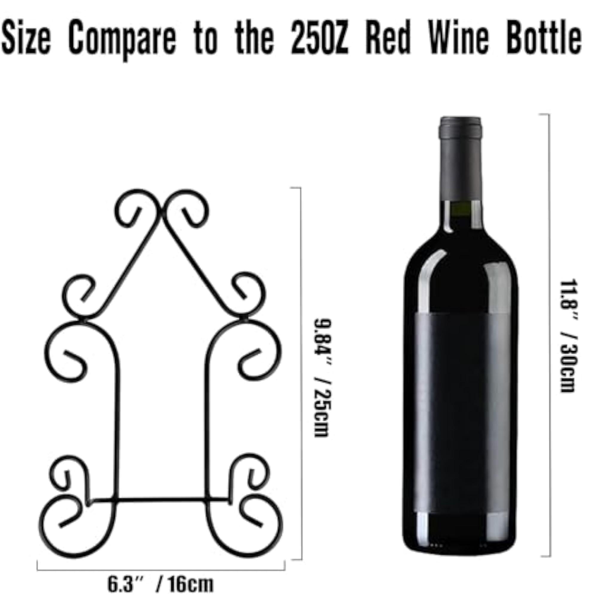 Plate Stand Holder for Wall Hanging Display Rack