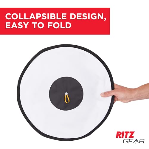 Ritz Gear Conic Dish Collapsible Flash Diffuser Softbox for Nikon, Canon, Sony, Pentax, Olympus, Panasonic Lumix, Neewer, Yongnuo Flash Speedlights with Adjustable Velcro Strap - Thumbnail 6