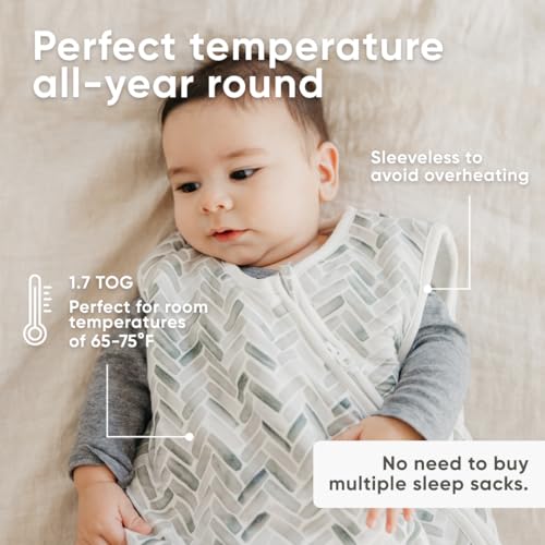 Image of Copper Pearl Baby Sleep Sack, Alta - Wearable Blanket for 0-6 Months, Sleeveless Sleep Sack for Baby Boy or Girl