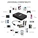 VOLT+ Portable AA Battery Travel Charger Compatible with Xiaomi 12/12S/12T/12X/11/11T/11i/Mi/Pro/Plus/Ultra/Lite/5G Re-Charger Emergency Backup+ LED Light (4AA Batteries USB-C