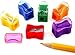 Tytroy 72pc Assorted Bulk Miniature Plastic Pencil Sharpener With Cap School Supplies