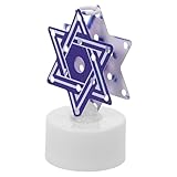 Homoyoyo LED Kerzenleuchte für Heilige Nacht Elektrische LED Kerzenlampe aus Bruchsicherem Kunststoff Spirituelles und Weihnachtskerzenlicht für Kirchliche Zeremonien und Partys