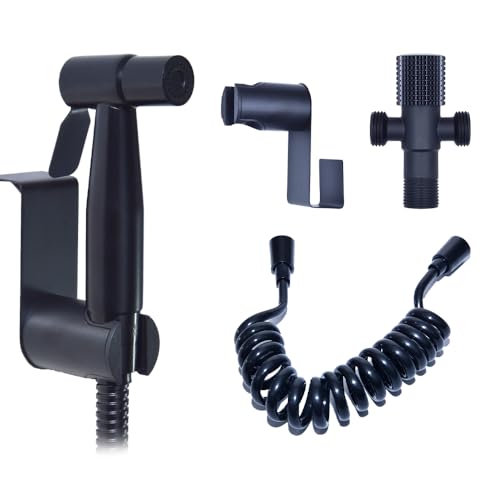 MLD Toilet Companion bidé para limpeza de animais de estimação, calibre de banho, válvula de metal de cobre pressurizada para uso multiusos, sanita, banheira, limpeza de casa de banho (3 estilos)