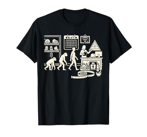 Nutritionist Evolution Funny Healthy Living Job Work Graphic T-Shirt