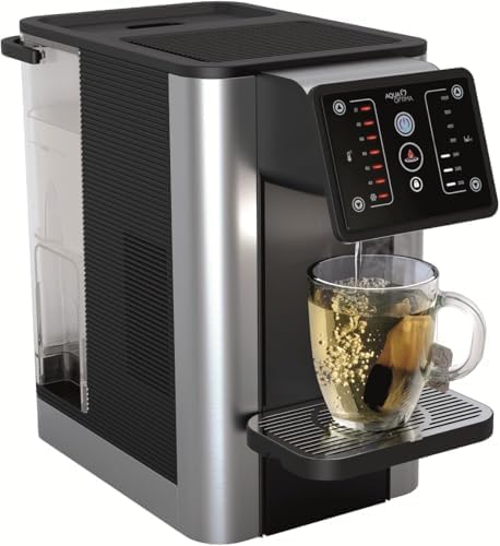 Image of Aqua Optima Aurora Instant Hot & Cold Filtered Water Dispenser - Reduces Limescale, Microplastics, Chlorine & More with 12 Evolve+ Filters - Worktop 3.8L Boiling & Cold Water Machine for Home & Office