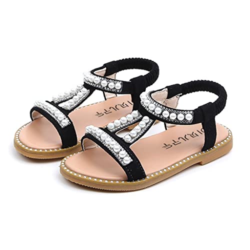 Baby Toddler T Sandals with Pearl Girls Dress Shoes Wedding Party Open Toe Glitter for Toddler Girl Summer Girl Shoes3