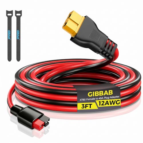 Conector XT60 a Anderson 12AWG con aislamiento de alta resistencia para UAV y baterías RC