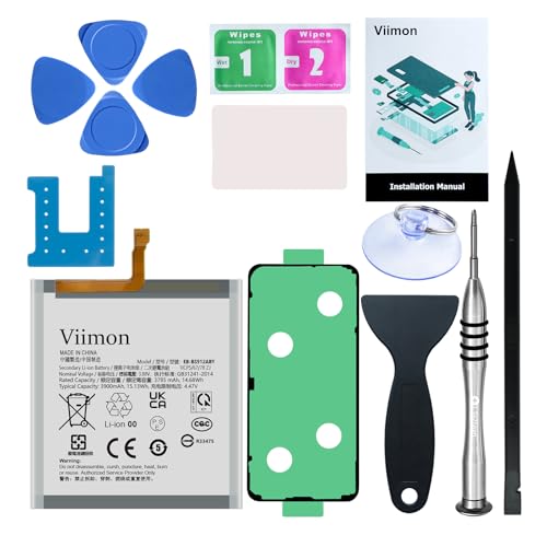 Viimon for S23 Battery Replacement Kits (New Upgraded) Compatible with Samsung Galaxy S23 5G SM-S911 All Models with Adhesive, Installation Manual and Repair Tool Kits