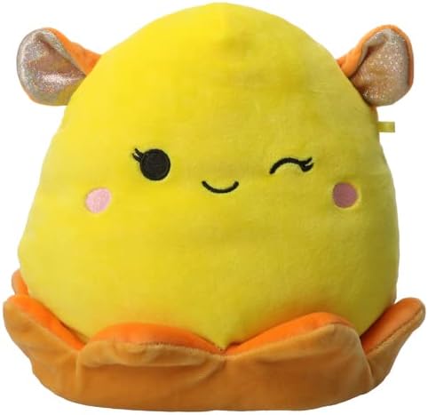Squishmallows Bijan the Dumo Octopus 7.5 Inch, Yellow, 7 Inch
