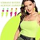 ZORTVUL 2 Paar 80Er 90Er Jahre Blitz Bolzen Ohrringe Retro Acryl Ohrringe Neon Ohrringe Damen 80Er Jahre Ohrringe Frauen Vintage Ohrringe Für Mottoparty Kostüm Party Maskerade Frau Mädchen
