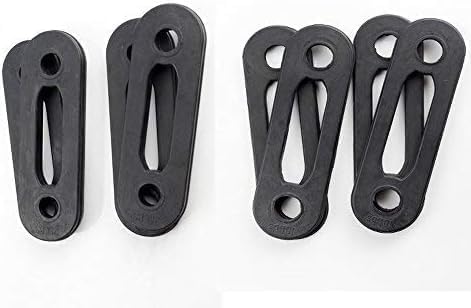 Juego de correas de resistencia de peso de 140 libras, cuatro pares (4) bandas de 25 libras + (4) bandas de 10 libras para Soloflex