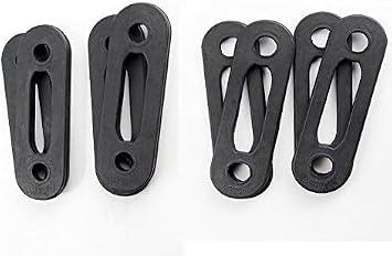 Resistance Bands Weight Straps 140lb Set- Four Pairs 4 25lb Bands + 4 10lb Bands for Soloflex